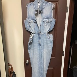 ZARA GENTLY USED CUT OUT JUMPSUIT XXL